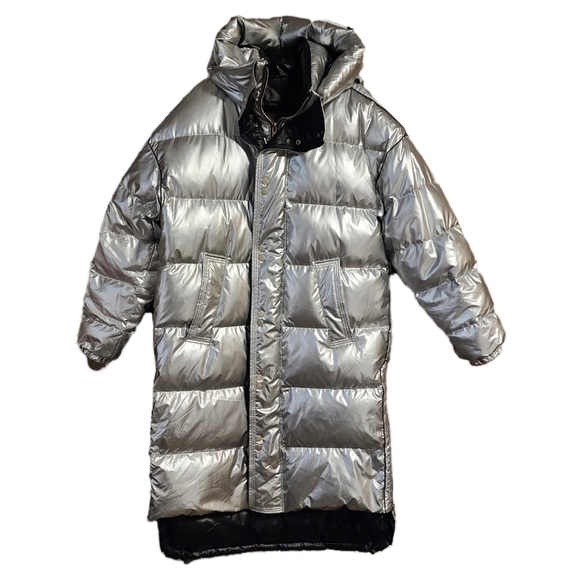 Lattelier Shiny Long Puffer Jacket - Picture 4 of 16